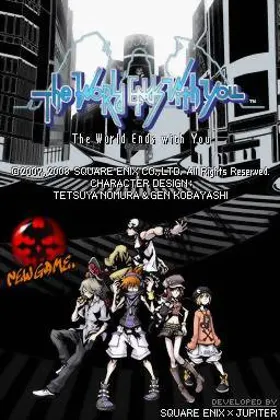 World Ends with You, The (USA) screen shot title